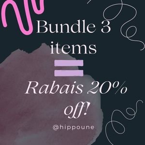 Bundle rabais 20% off